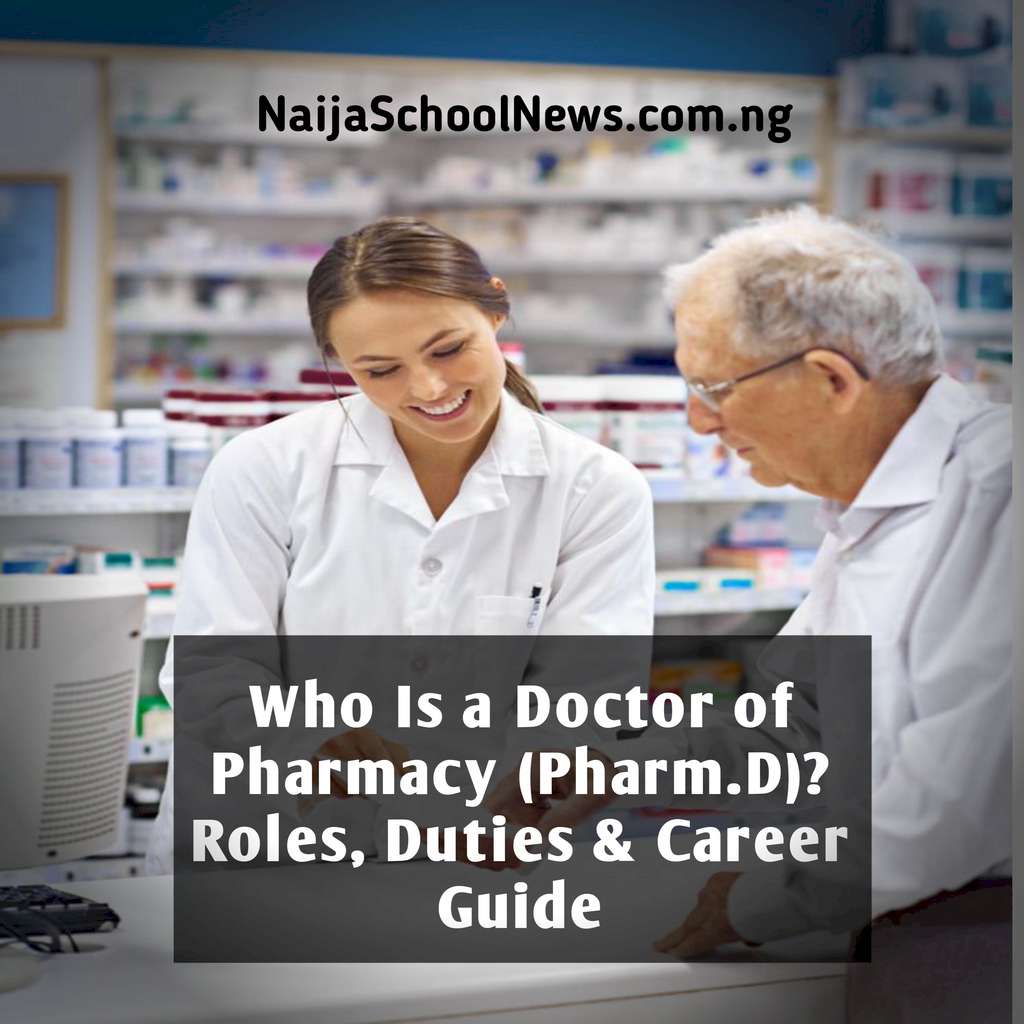 Who Is A Doctor Of Pharmacy (pharm.d)? Roles, Duties And Career Guide