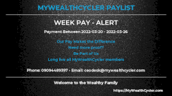 Pay cash alert from 2022-03-20 to this day 2022-03-26
