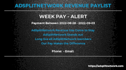 Payment list for 2022-08-28 to 2022-09-03